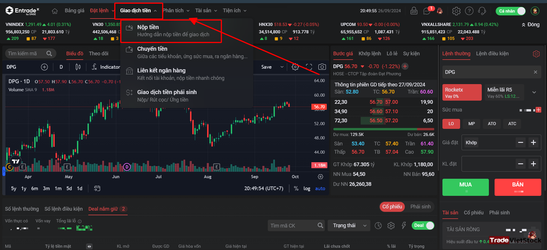 Tạo tài khoản chứng khoán tại DNSE 13 Giao Dịch Tiền Trade Việt Stock - Tạo tài khoản chứng khoán tại DNSE
