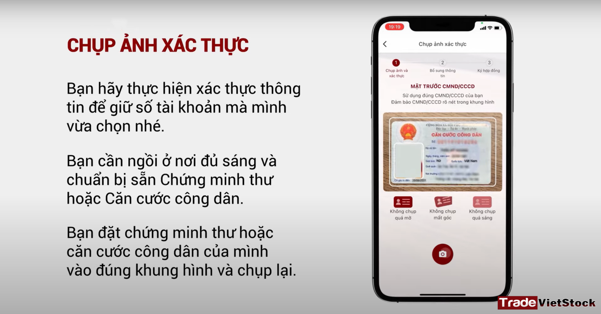 Mở tài khoản chứng khoán DNSE qua điện thoại 8 Chụp ảnh Cccd để Xác Minh Tài Khoản Dnse Tradevietstock
