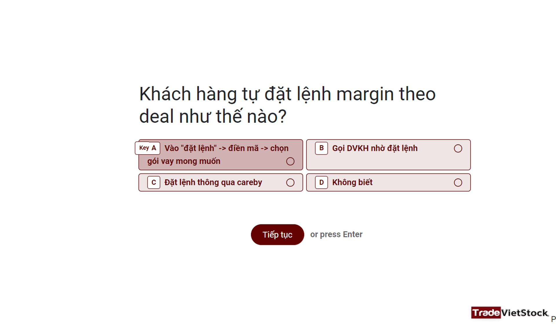 Hướng dẫn SACO hoàn thành bài kiểm tra DNSE - Trade Việt Stock