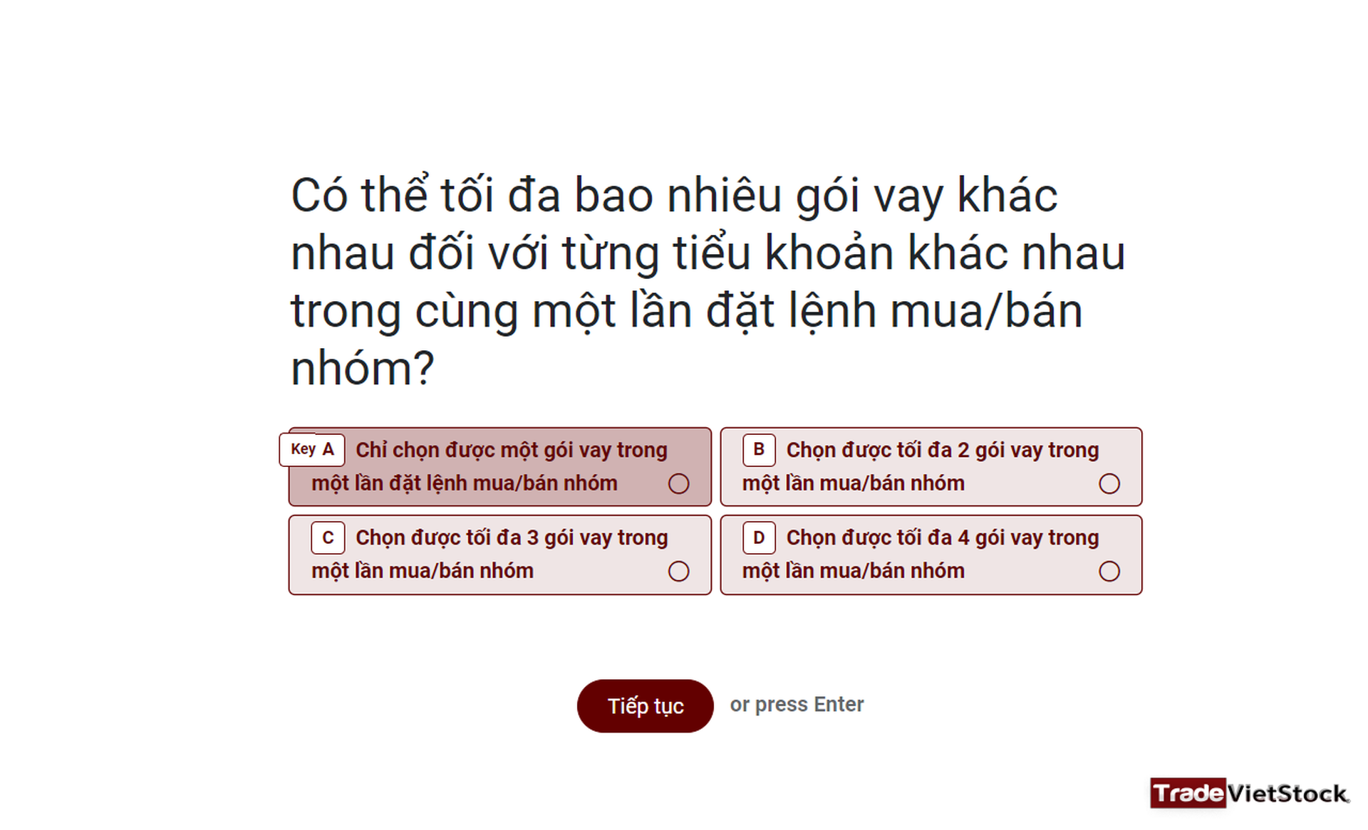 Hướng dẫn SACO hoàn thành bài kiểm tra DNSE - Trade Việt Stock