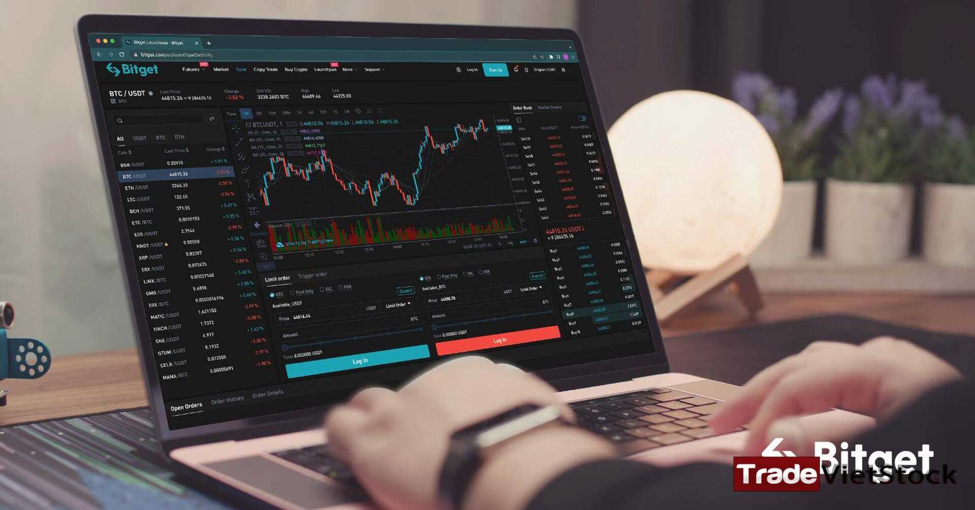 Bitget Trading Trade Việt Stock