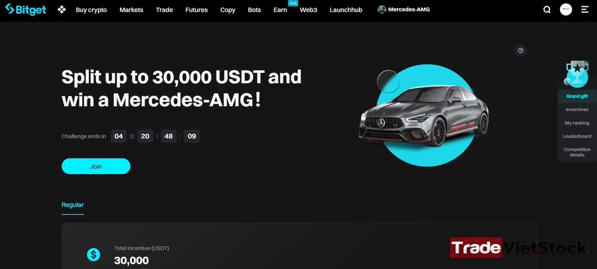 Bitget Campaign Trade Việt Stock