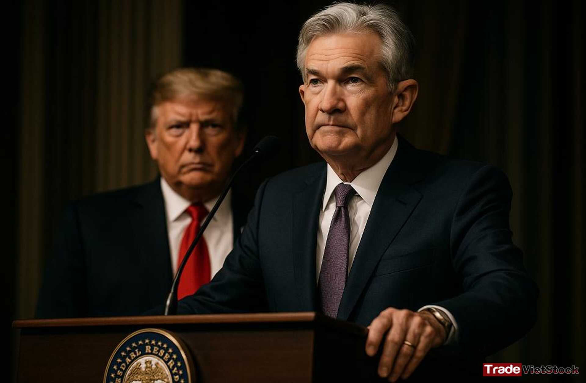 Hình ảnh Giám đốc Của Fed Tradevietstock