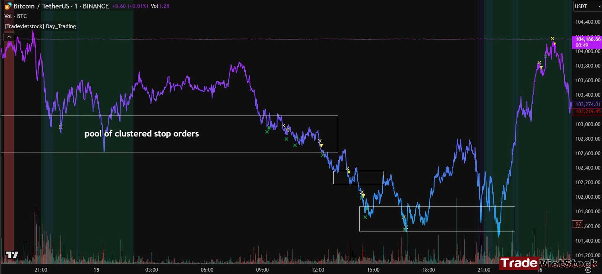 Avoid stop hunt in trading 3 The Pool Of Clustered Stop Orders Needs To Be Swept Tradevietstock