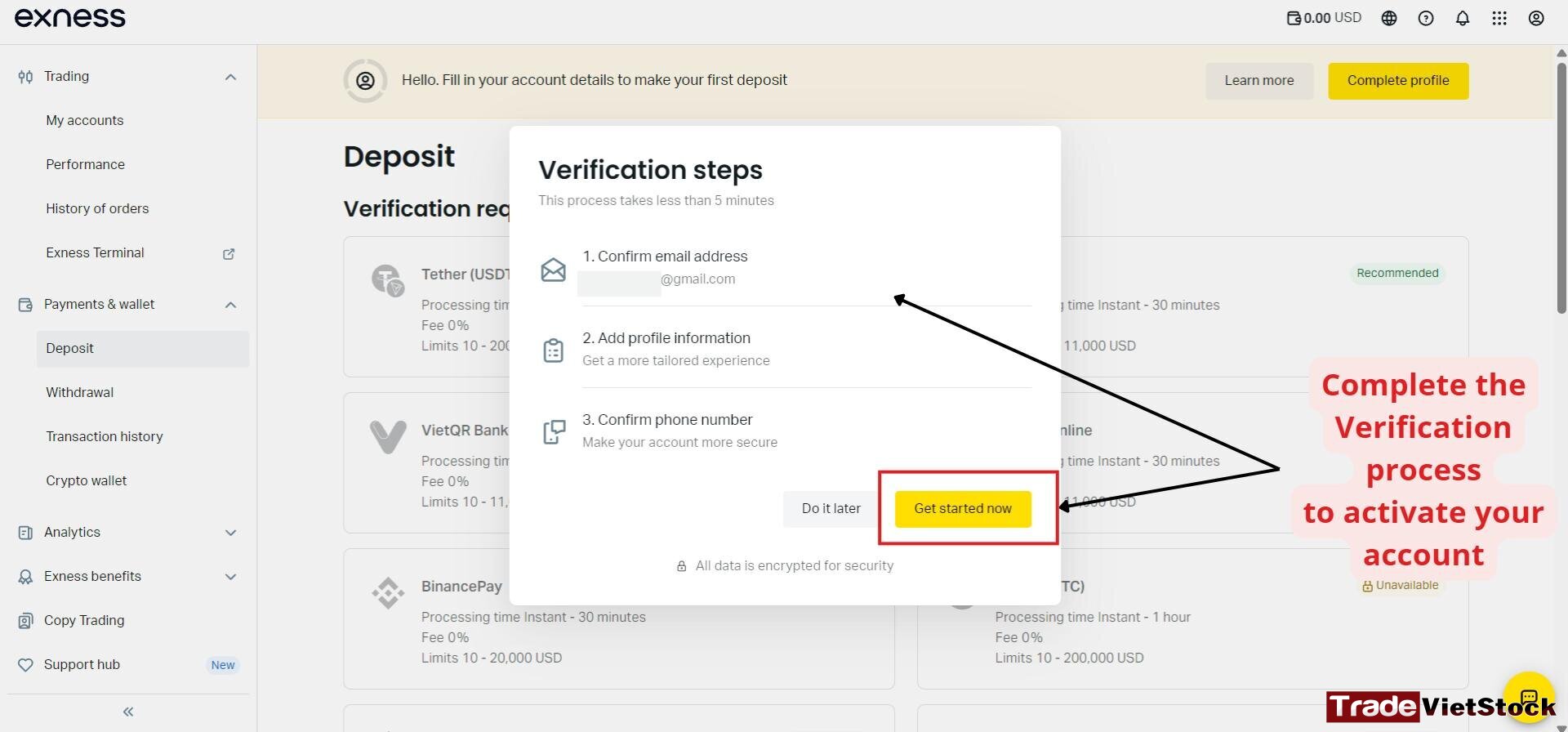 How to trade gold online 7 Complete The Verification Process On Exness