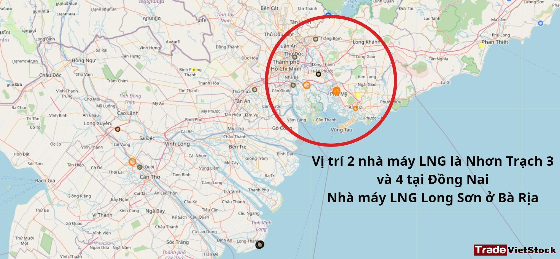 Vị Trí Nhà Máy điện Nhơn Trạch 3 Và 4 ở Đồng Nai
