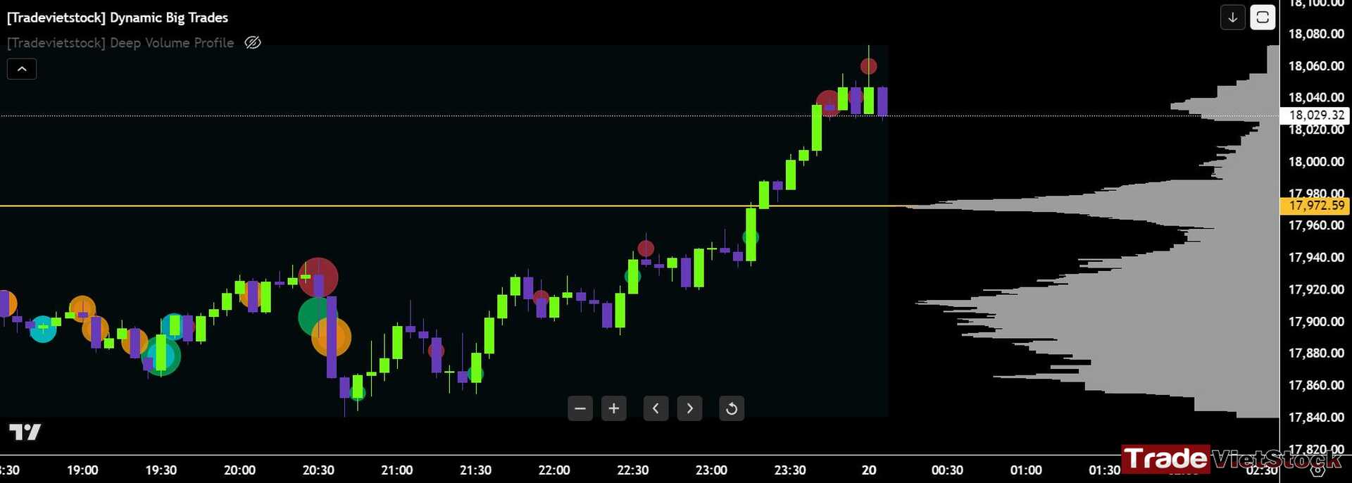 Big trades indicator for Tradingview 3 Dynamic Big Trades Indicator In 5 Minute Timeframe Tradevietstock