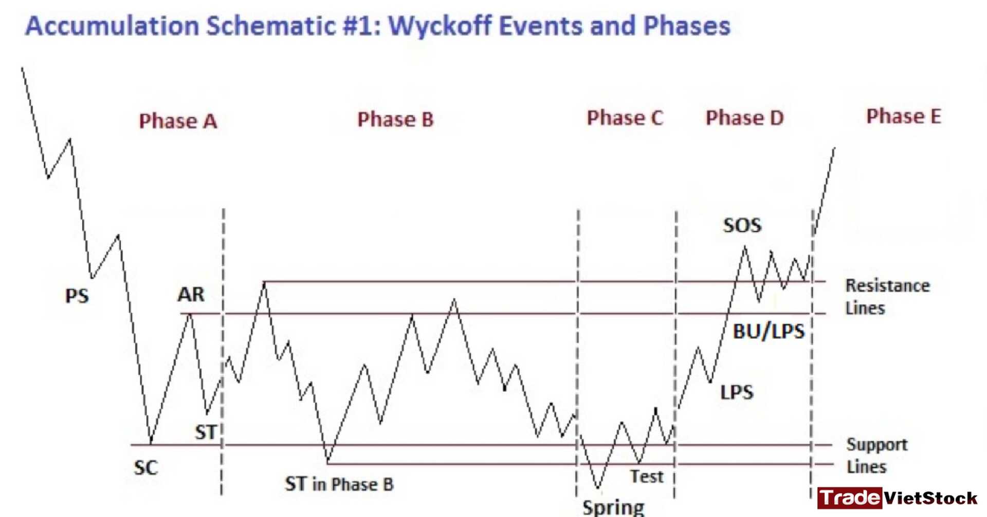 Wyckoff in trading for traders 2 Basic Theory Of Wyckoff Tradevietstock